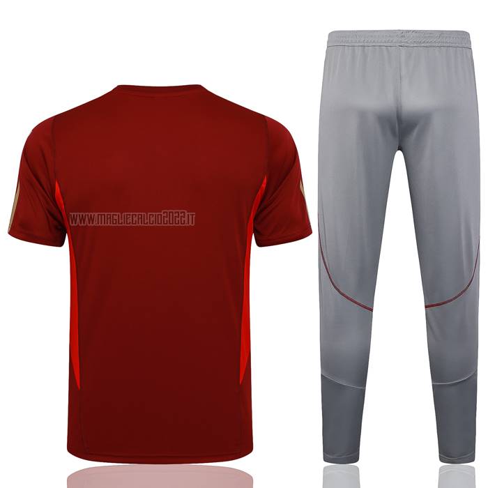 Tuta da Track del Arsenal Manga Corta 2023-2024 Rosso